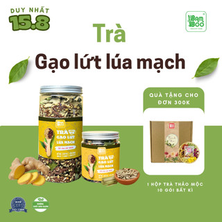 Trà lúa mạch sả gừng Bamboo - Hỗ trợ giảm cân, cải thiện giấc ngủ