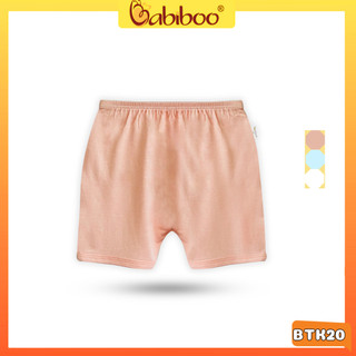 Quần đùi bé gái, bé trai Babiboo quần đùi sơ sinh viari Viscose mềm, min, mát - BTK20