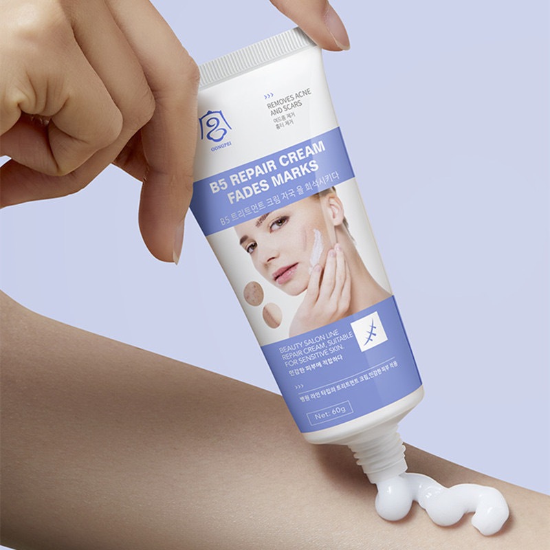 Kem Serum xóa sẹo, làm mờ sẹo lồi, sẹo rỗ, sẹo thâm mụn, sẹo lồi sẹo lõm B5 Gongpei 60gr  r lâu năm nhanh chóng tại nhà