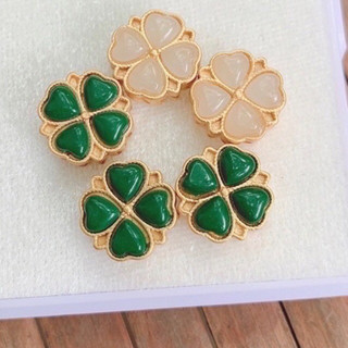 Charm cỏ 4 lá bạc mẫu mới - charm bạc 925