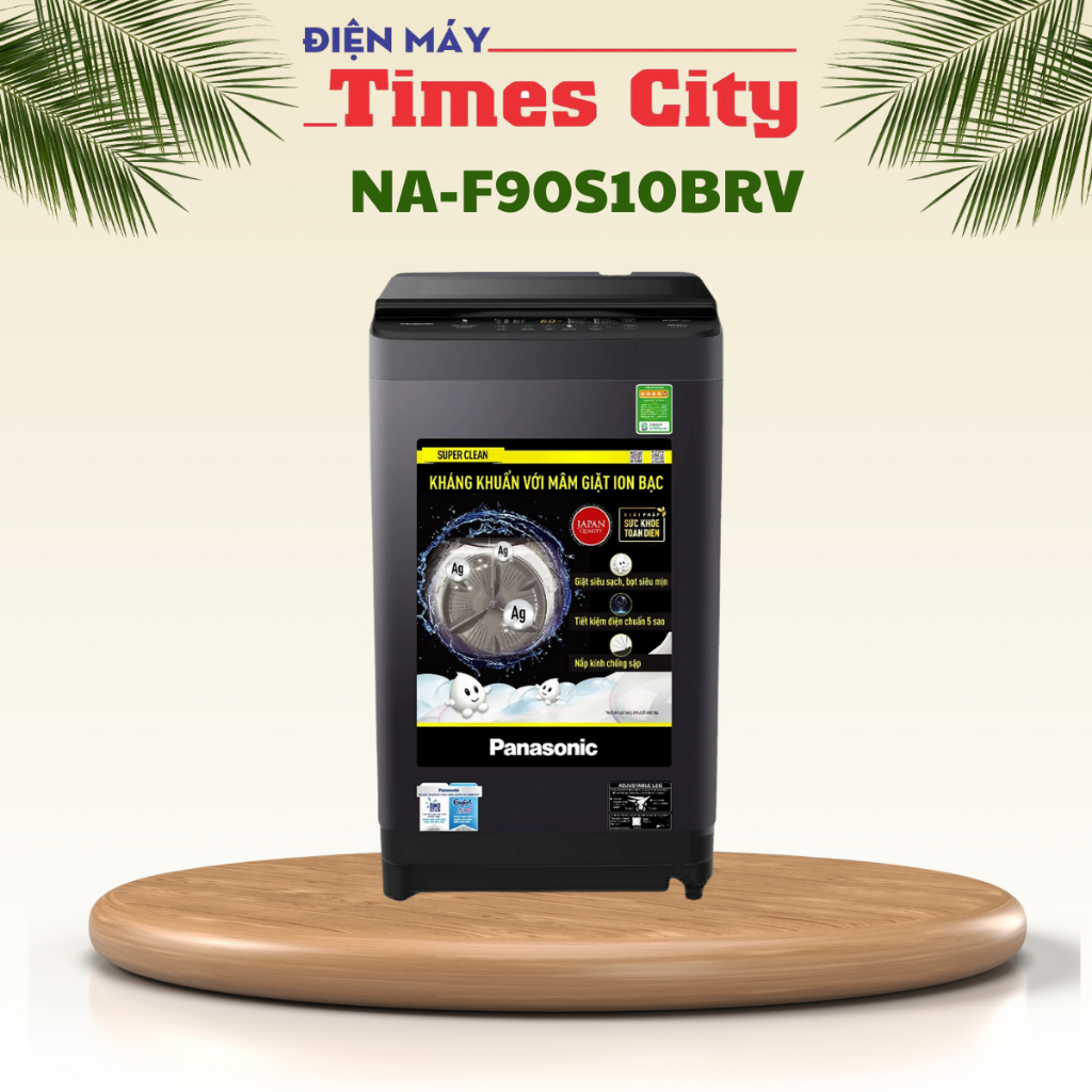 Máy giặt Panasonic cửa trên 9 kg NA-F90S10BRV