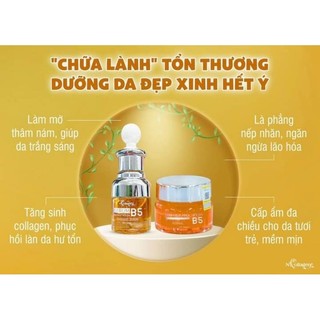 Combo Kem Face + Serum phục hồi B5 Ncollagen