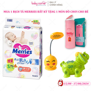 Tã Dán/ Tã Quần Merries Nội Địa/ Công Ty Đủ Size Cho Bé, Gói Tiêu Chuẩn & Cộng Miếng