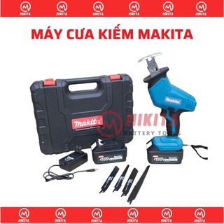 Máy cưa kiếm makita 199v ,cưa kiếm dùng pin makita, chân pin phổ thông.