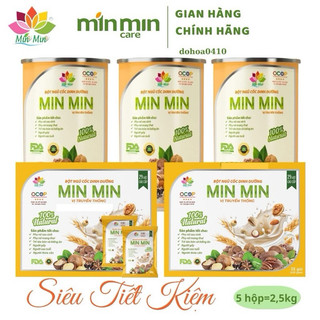 Combo 5hộp ngũ cốc dinh dưỡng min min 29 hạt,lợi sữa,bà bầu