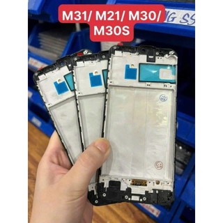 BỘ MÀN HÌNH SAMSUNG A30 (A50, A50S) KHUNG PTO, A30S ,A70 2019, M31, M32, J7 PLUS, J7 PRO MÀU ĐEN [ MÀN HÌNH XỊN ]