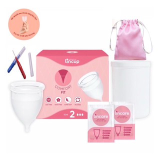 (FULL QUÀ) Bộ cốc nguyệt san Lincup đủ size, chính hãng nhập khẩu từ Mỹ
