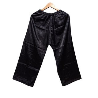 Quần satanh ống rộng bà già, quần lua bóng bà già