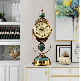 Đồng hồ để bàn Decor trang trí cao cấp MOD Decor, phong cách Tân cổ điển mã 6902-1