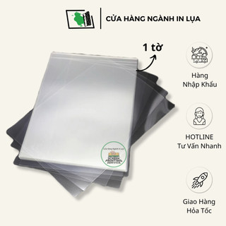 Phim nhựa xuất phim chụp bản in lụa dành cho máy in phun 1 tờ