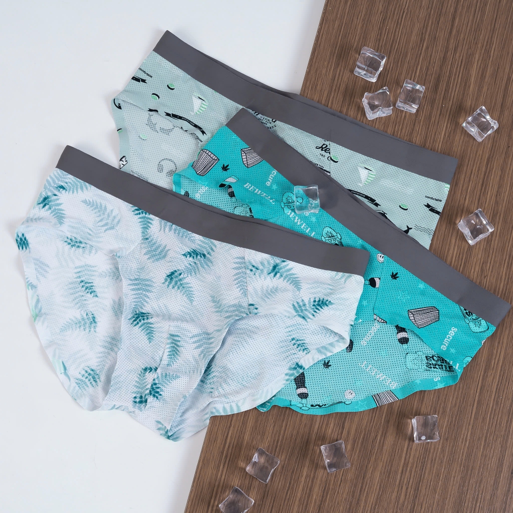 Quần Sịp Tam Giác Big Size Nam 80 - 140Kg cotton Lụa Cao Cấp AKYOO, Co giãn 4 chiều, thấm hút mồ hôi