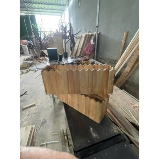 Chậu cây gỗ tự nhiên -100 x 14x12cm- gỗ dầy 2cm- trồng cây, cắm hoa giả