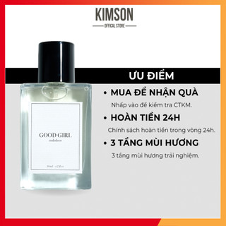  Tinh dầu nước hoa CODEDECO Good Girl Cá Tính Ngọt Ngào Gợi Cảm 50ml - Dạng Xịt Tiện Lợi 