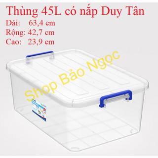 Thùng nhựa đựng đồ Duy Tân 45L