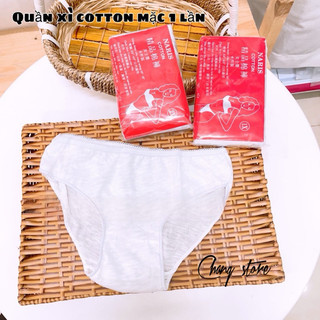 (Bịch 6 Cái) Quần Lót Giấy Cotton Quần Lót Cotton Naris Mặc Một Lần Cho Mẹ Bầu Sau Sinh