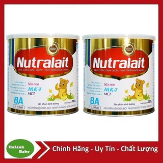 Combo 2 lon sữa bột Nutralait BA 700g (Dành cho trẻ nhẹ cân thấp còi)