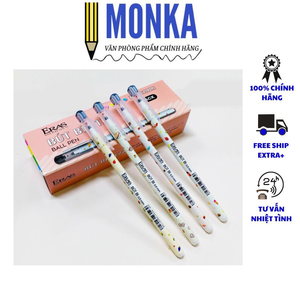 Hộp 20 Cây Bút Bi Nến Eras 0.5mm Eras E172