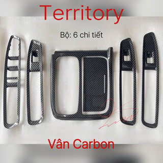 Ốp Nội Thất Ford Territory 2022-2023-2024 vân carbon cao cấp