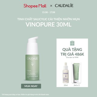 Serum cải thiện da mụn, cấp nước và chống lão hoá Caudalie Vinopure 30ml - Thương hiệu mỹ phẩm cao cấp từ Pháp