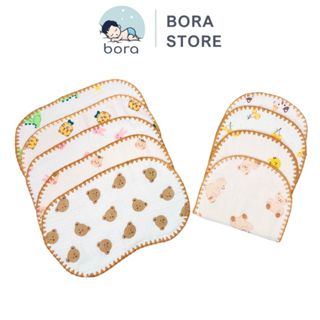 Gối xô sơ sinh 10 lớp mềm mại, thoáng khí cho bé