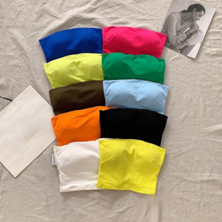 Áo ống quây mút ngực 2 lớp, áo ống cúp ngực có một mút, đủ màu chất thun thái siêu đẹp ạu