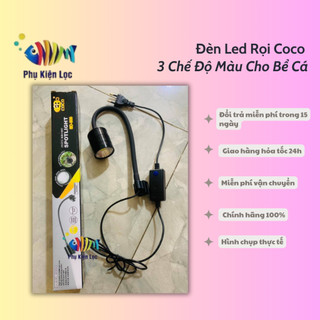 Đèn Led Rọi Coco 3 Chế Độ Màu Cho Bể Cá