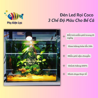 Đèn Led Rọi Coco 3 Chế Độ Màu Cho Bể Cá