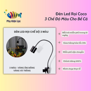 Đèn Led Rọi Coco 3 Chế Độ Màu Cho Bể Cá