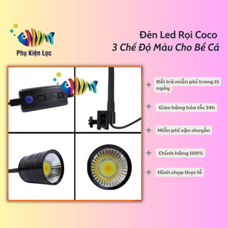 Đèn Led Rọi Coco 3 Chế Độ Màu Cho Bể Cá
