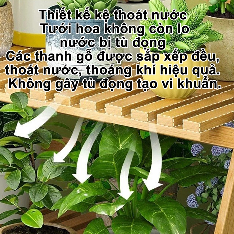 SUNNY BIERE Giá Cao Cấp,Kệ Để Chậu Hoa Cây Cảnh,Đồ Trang Trí Tre Tự Nhiên Mối Mọt | BigBuy360 - bigbuy360.vn