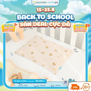 Gối ngủ cho bé Uala rogo ruột bông cotton mềm mại đàn hồi ngủ ngon 0-5 tuổi 8885