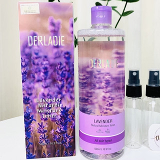 Nước Hoa Hồng Giảm Mụn Chiết Xuất Hoa Lavender Derladie Lavender Natural Moisture Toner 500ml