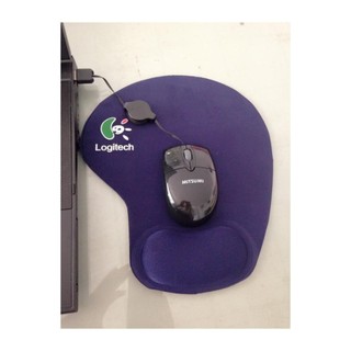 Miếng lót chuột máy tính có đệm lót kê tay chống mỏi, tấm lót chuột laptop bàn di chuột đỡ cổ tay Logitech chống trượt