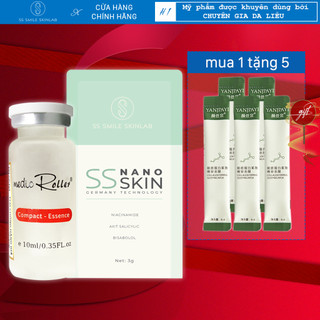 Combo mụn Vi kim SS + Serum Mụn Medic Roller Thụy Sĩ 10ml, kiềm dầu, loại bỏ mụn