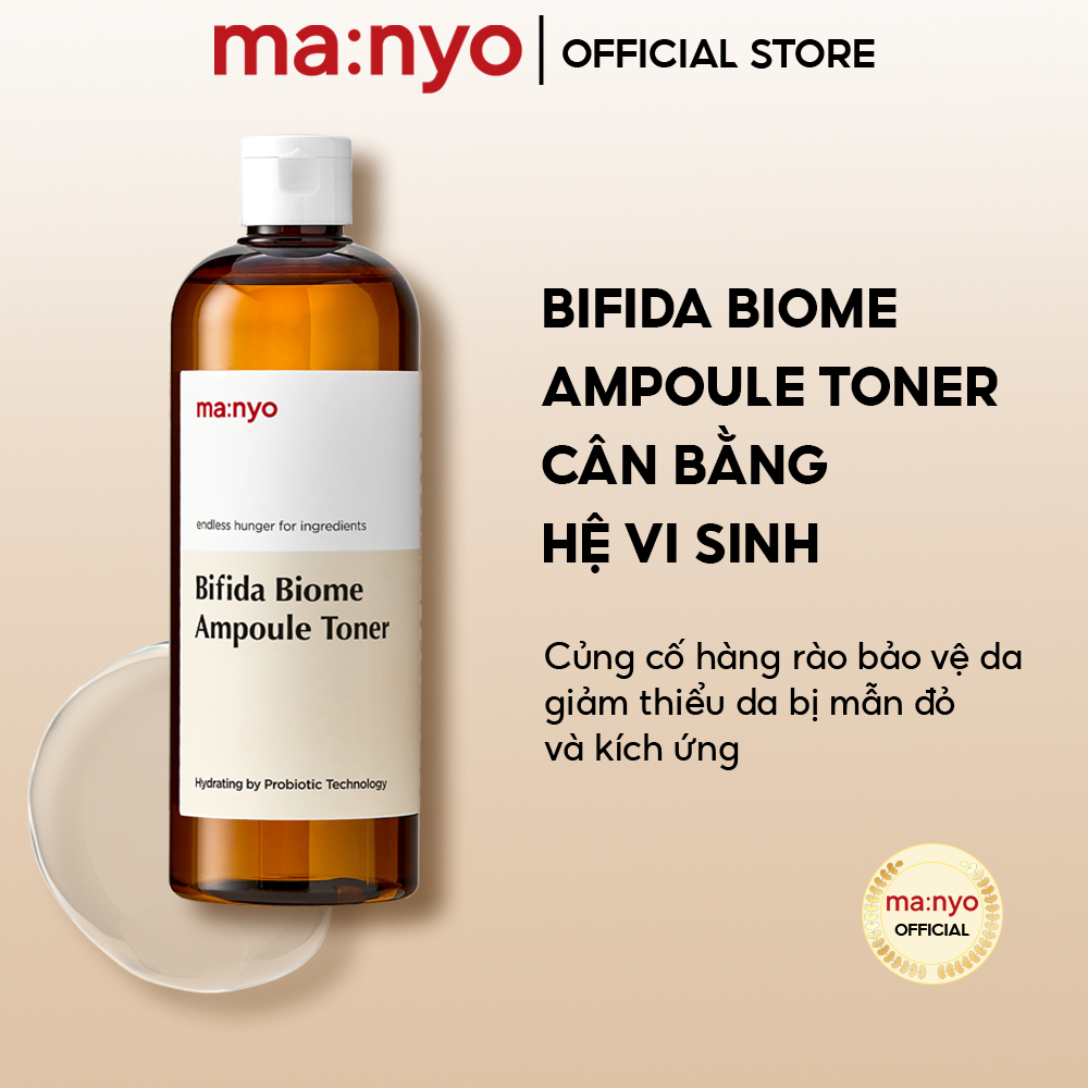 [LIVE] Nước cân bằng da manyo Bifida Biome Ampoule Toner 210ML/400ML 2 trong 1