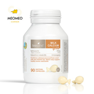Viên uống bổ sung canxi sữa cho bé Bio Island Milk Calcium Úc