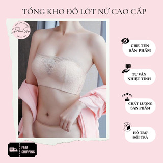 Áo lót quây không gọng đệm dày không gọng mềm mại chống bửa quả.Áo ngực không dây chống tụt nâng ngực tạo khe tự nhiên.