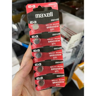 GIÁ RẺ Vỉ 5 viên pin Maxell Nhật 371 SR920SW SR920 920 AG6 1,55V