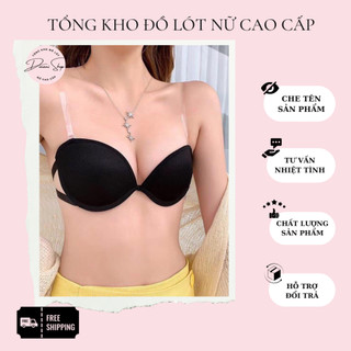 Áo ngực hở lưng nâng ngực tạo khe tự nhiên,Áo lót không dây chống tụt có gọng siêu nâng đẩy vai hở lưng đệm tim Cao Cấp