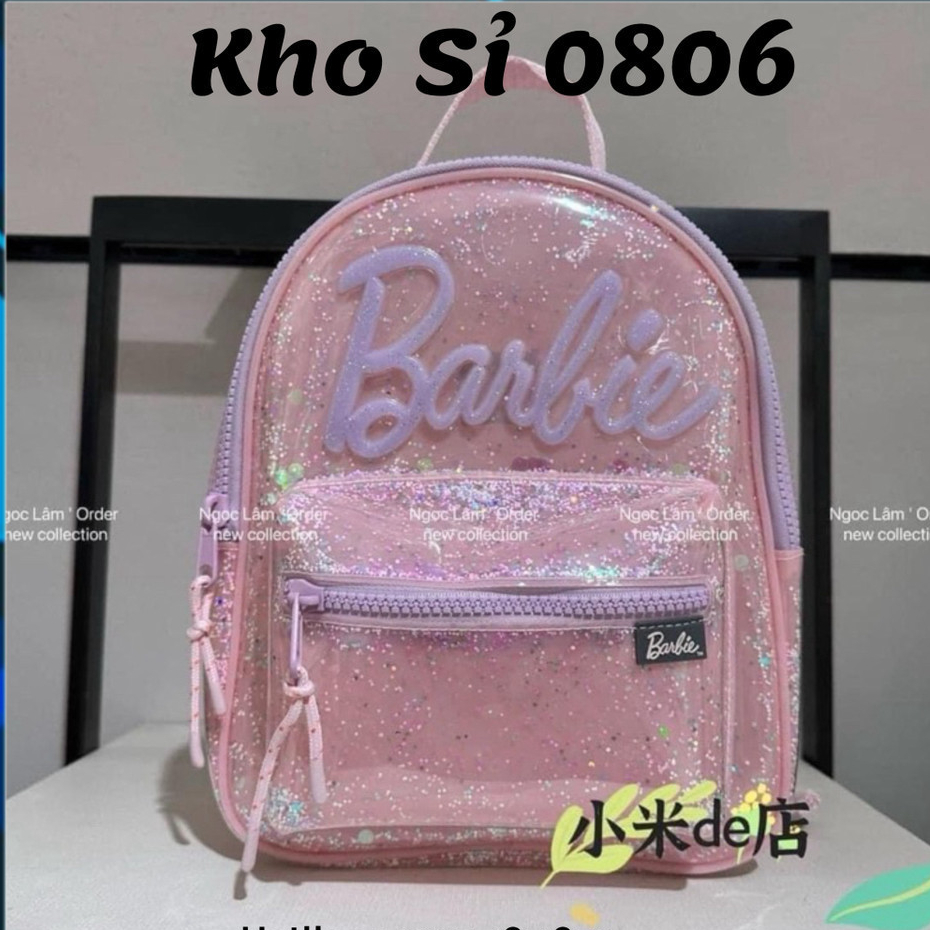 Balo ZR barbie nhũ bling bling cho bé gái (ảnh thật cuối bài) [Nhận Sỉ]