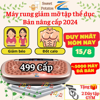 Máy rung toàn thân giảm mỡ, Máy massage rung toàn thân giảm cân, giảm mỡ bụng triệt để so với Máy chạy bộ, Máy tập Gym