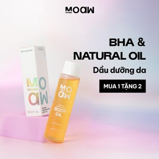 [MUA 1 TẶNG 2] Dầu Dưỡng Trắng Body MOAW MOAWS 150ml - Hương Nước Hoa, BHA Sáng Da Vùng Tối Màu