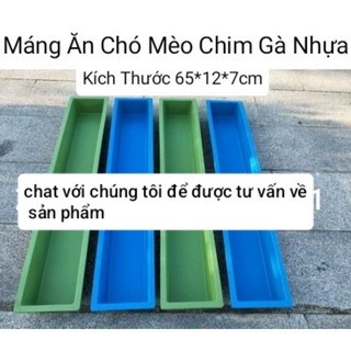 máng ăn gà chó mèo chim nhựa dẻo giá gốc