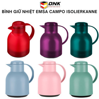 Bình giữ nhiệt Emsa Samba Isolierkanne transluzent 1 lít, giữ nóng 12h, giữ lạnh 24h nhập khẩu Đức