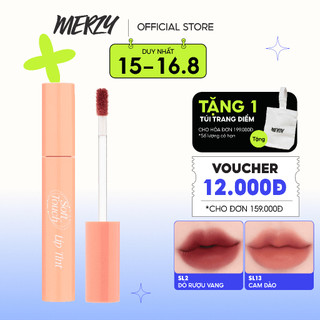 [New - Ver 3] Son Kem Siêu Lì, Siêu Mịn Môi Hàn Quốc Merzy Soft Touch Lip Tint 3g