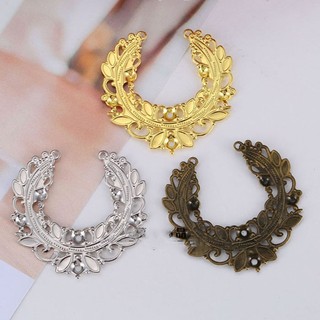 1 phiến họa tiết tròn 44mm làm vương miện Lolita nguyên liệu làm trâm làm trang sức cổ trang