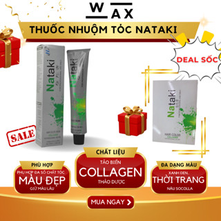 Thuốc nhuộm tóc Nataki đủ các màu Cho Salon Không Kèm OXY trợ nhuộm bột tẩy mua riêng