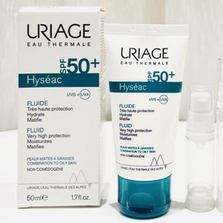 Kem chống nắng dành cho da dầu, da bị mụn URIAGE HYSEAC FLUIDE SPF50+ 50ml