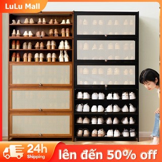 LULU Tủ Giày Tre Giá Đựng Giày Dép Thiết Kế Hiện Đại Tiết Kiệm Diện Tích