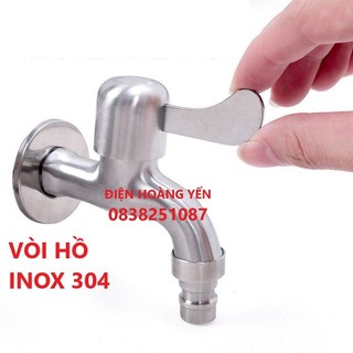 (GIÁ HỦY DIỆT) VÒI HỒ INOX 304 CAO CẤP